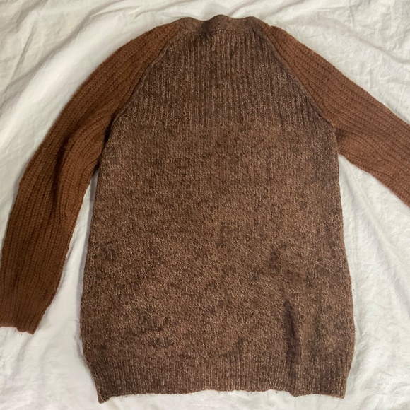 Wilfred Long Brown 100% Alpaca Cardigan (xs) - Picture 2 of 10